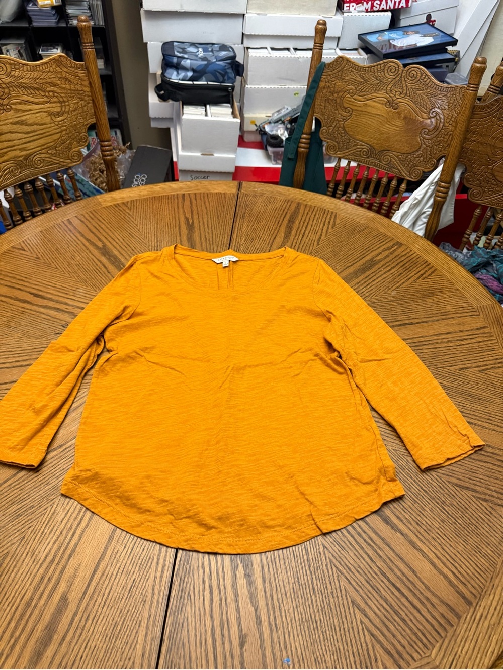 Liverpool Mustard Crewneck Top